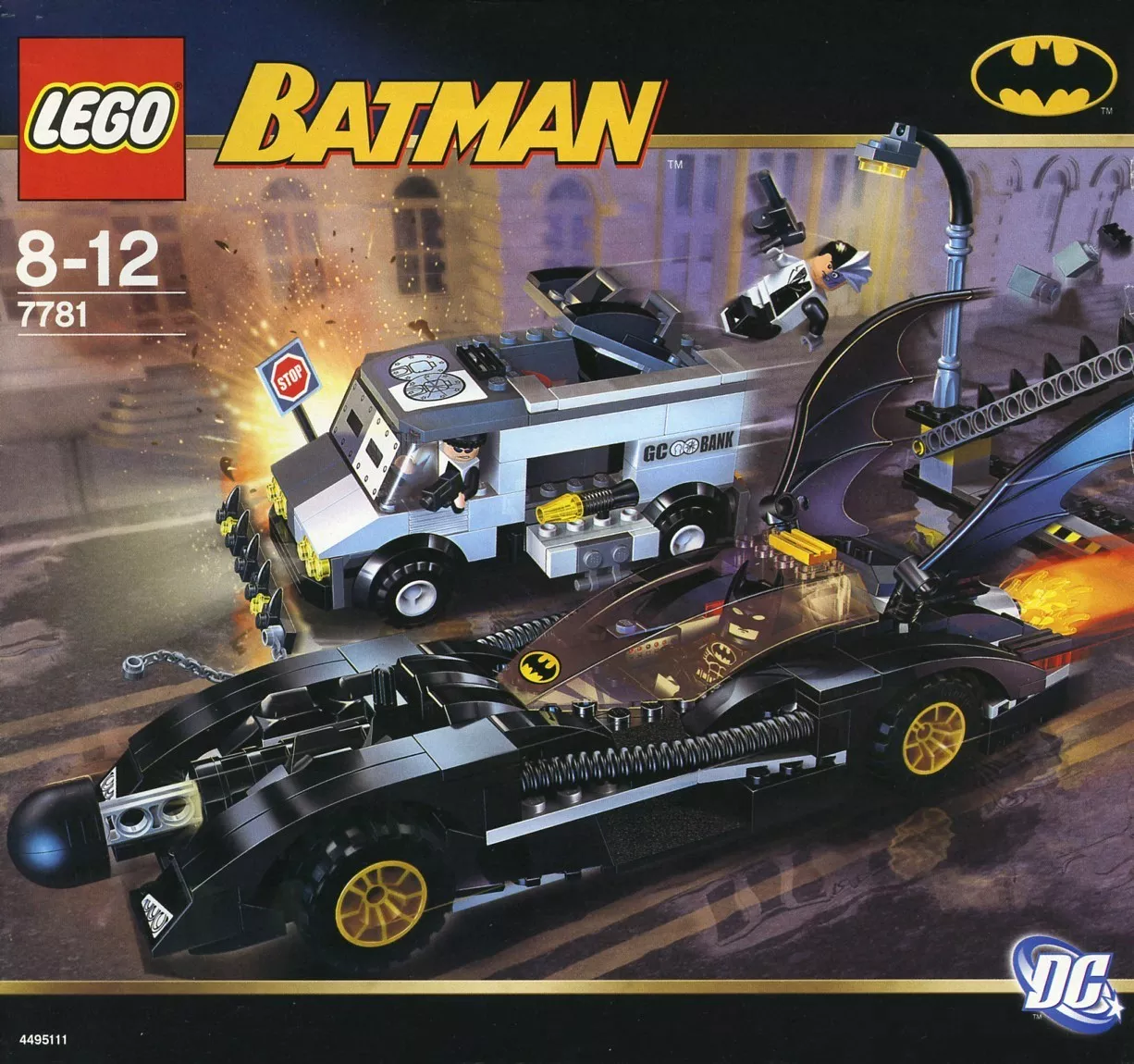 Set LEGO DC Comics Super Heroes 7781 The Batmobile: Two-Face's Escape