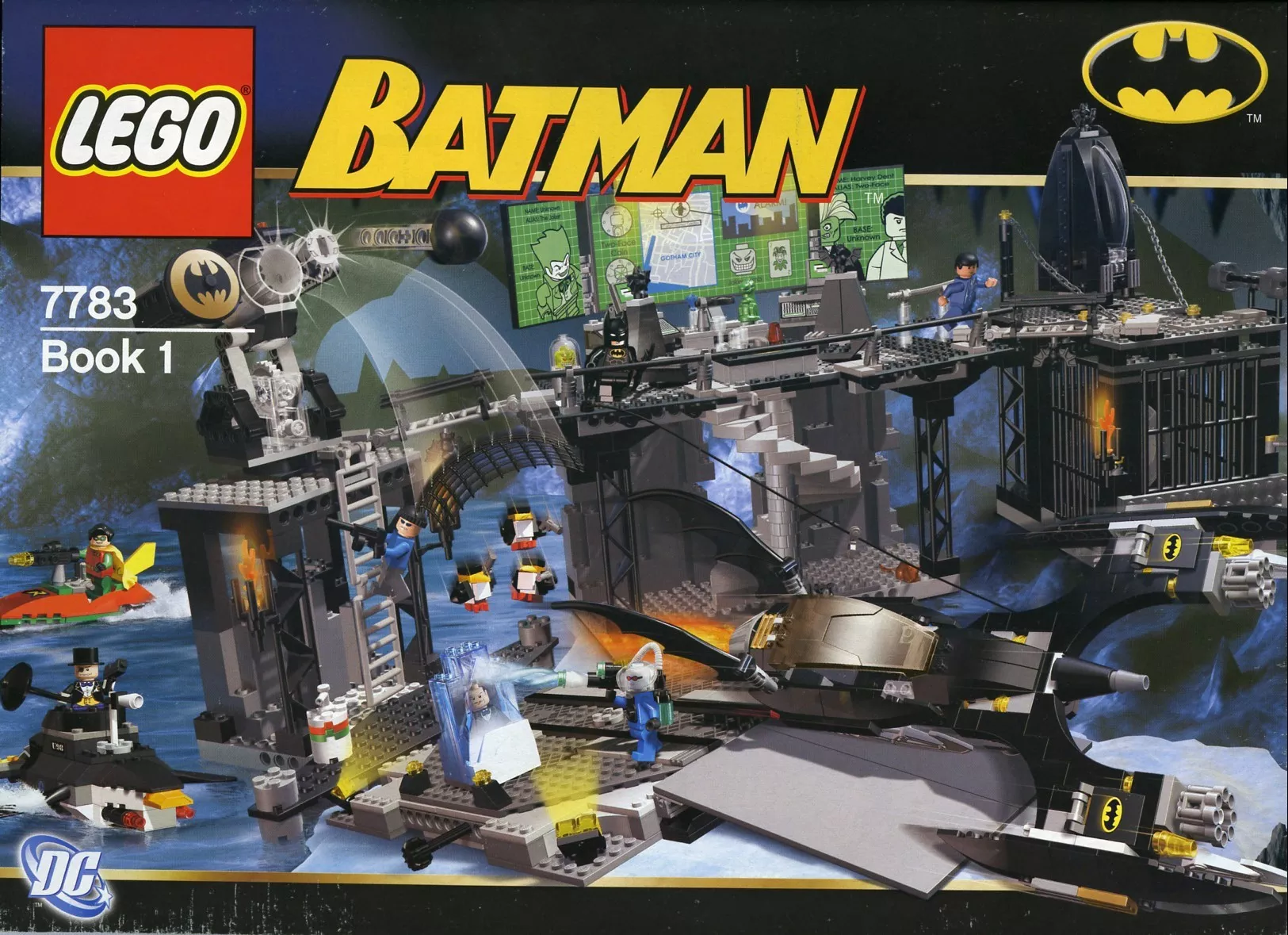 Set LEGO DC Comics Super Heroes 7783 The Batcave: The Penguin and Mr. Freeze's Invasion