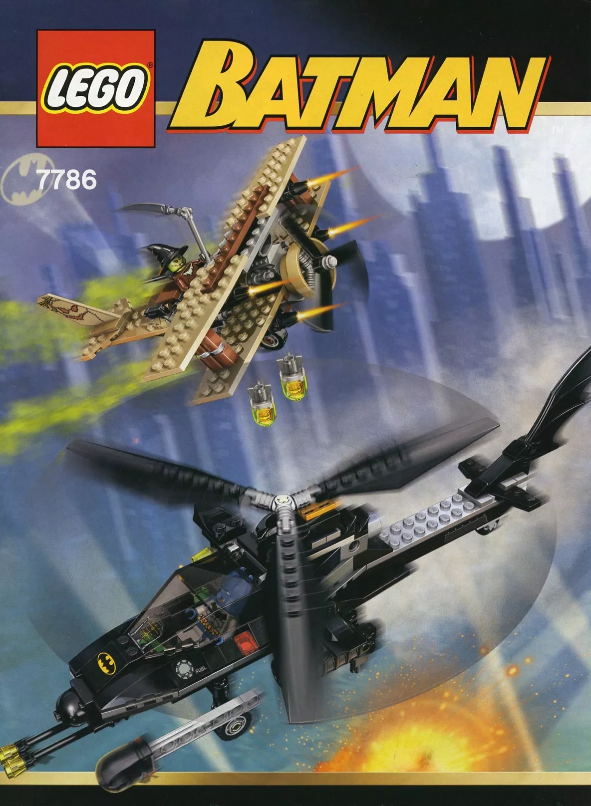 Set LEGO DC Comics Super Heroes 7786 The Batcopter: The Chase for Scarecrow