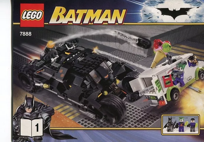 Set LEGO DC Comics Super Heroes 7888 The Tumbler: Joker's Ice Cream Surprise