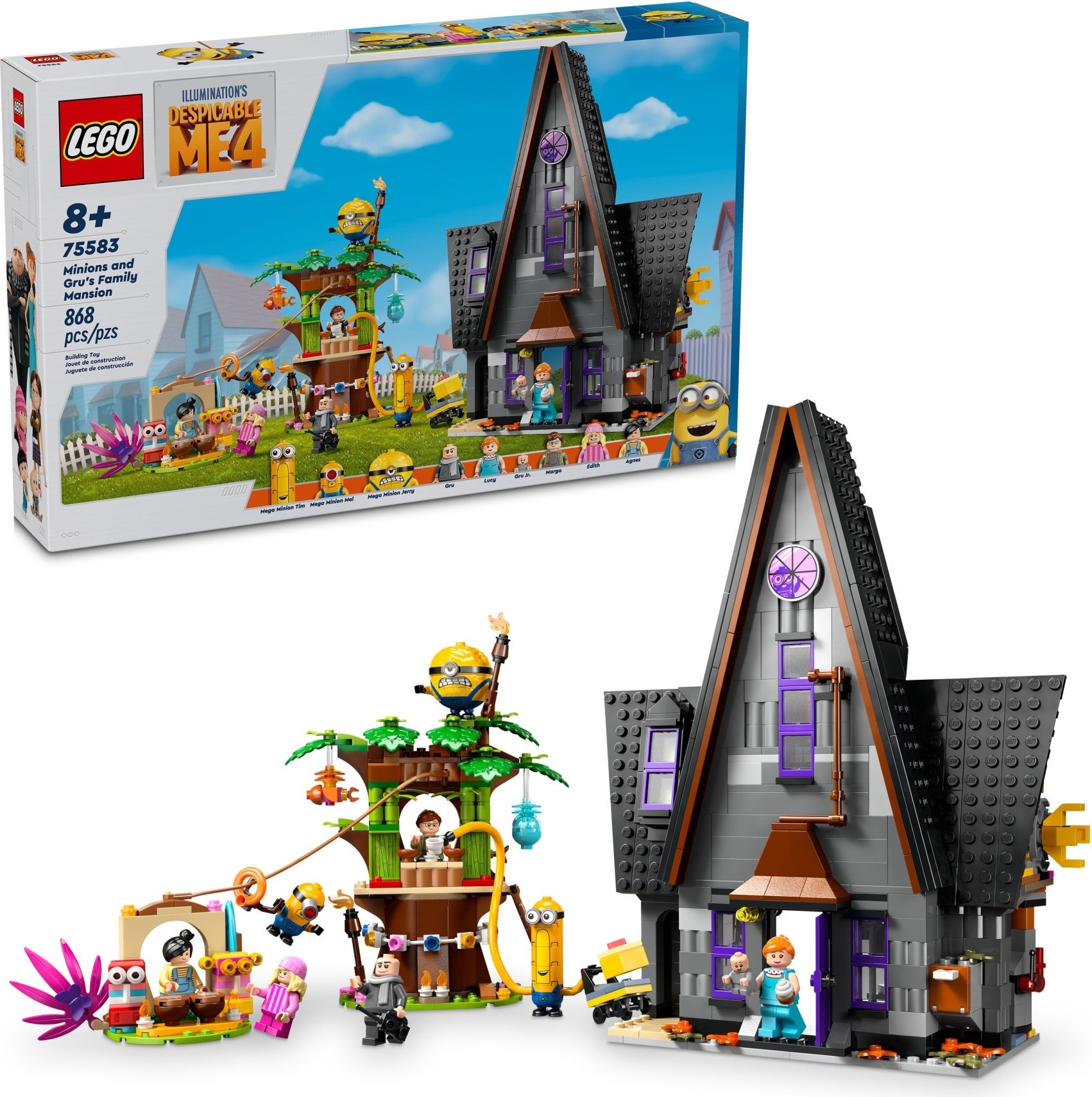Set LEGO Despicable Me 75583 Minions and Gru's Family Mansion