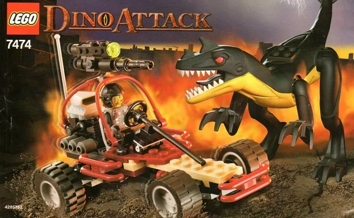 Set LEGO Dino Attack 7474 Urban Avenger vs. Raptor