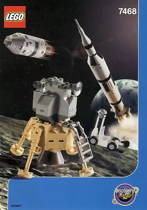 Set LEGO Discovery 7468 Saturn V Moon Mission