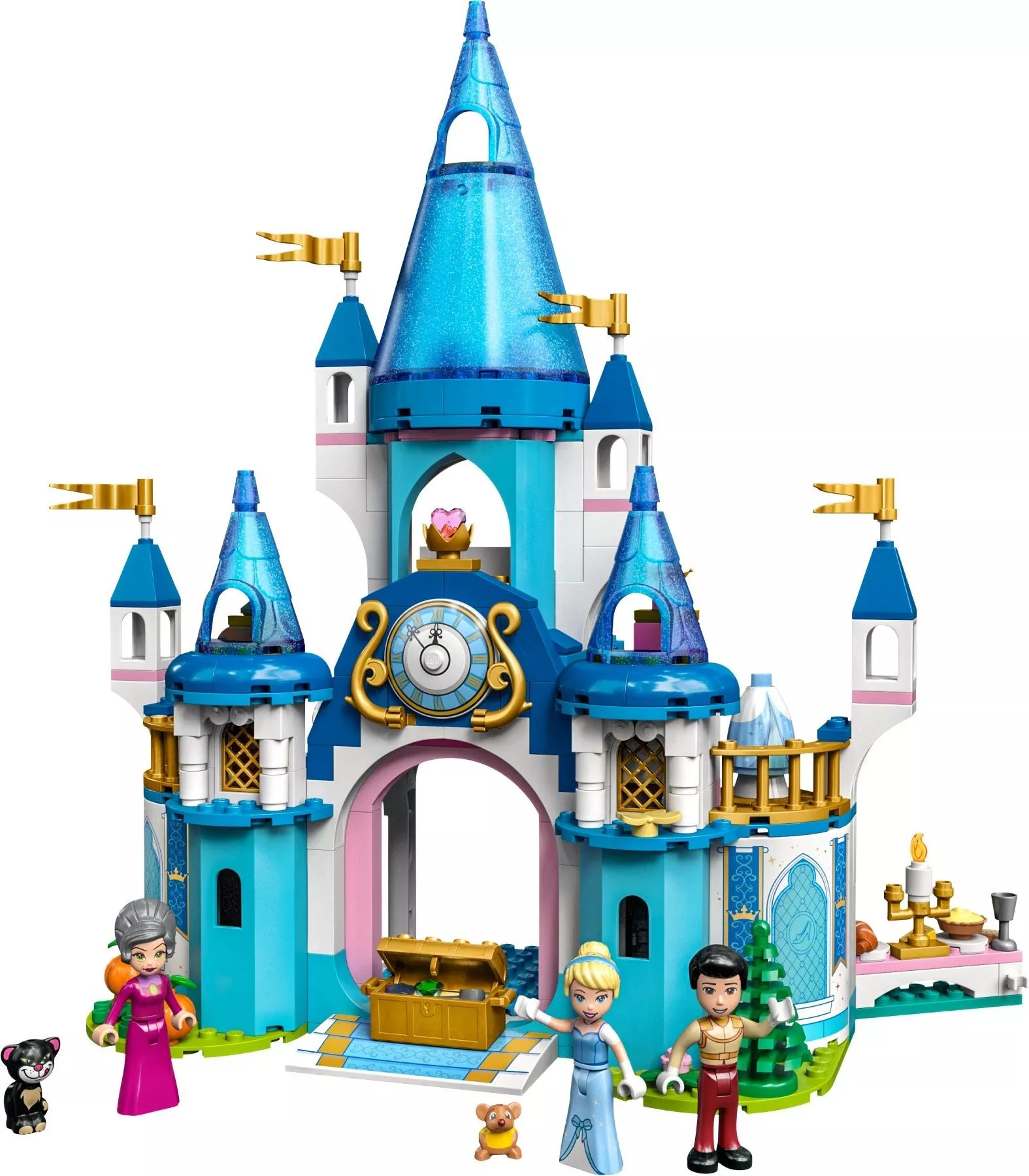 Set LEGO Disney 43206 Cinderella and Prince Charming's Castle