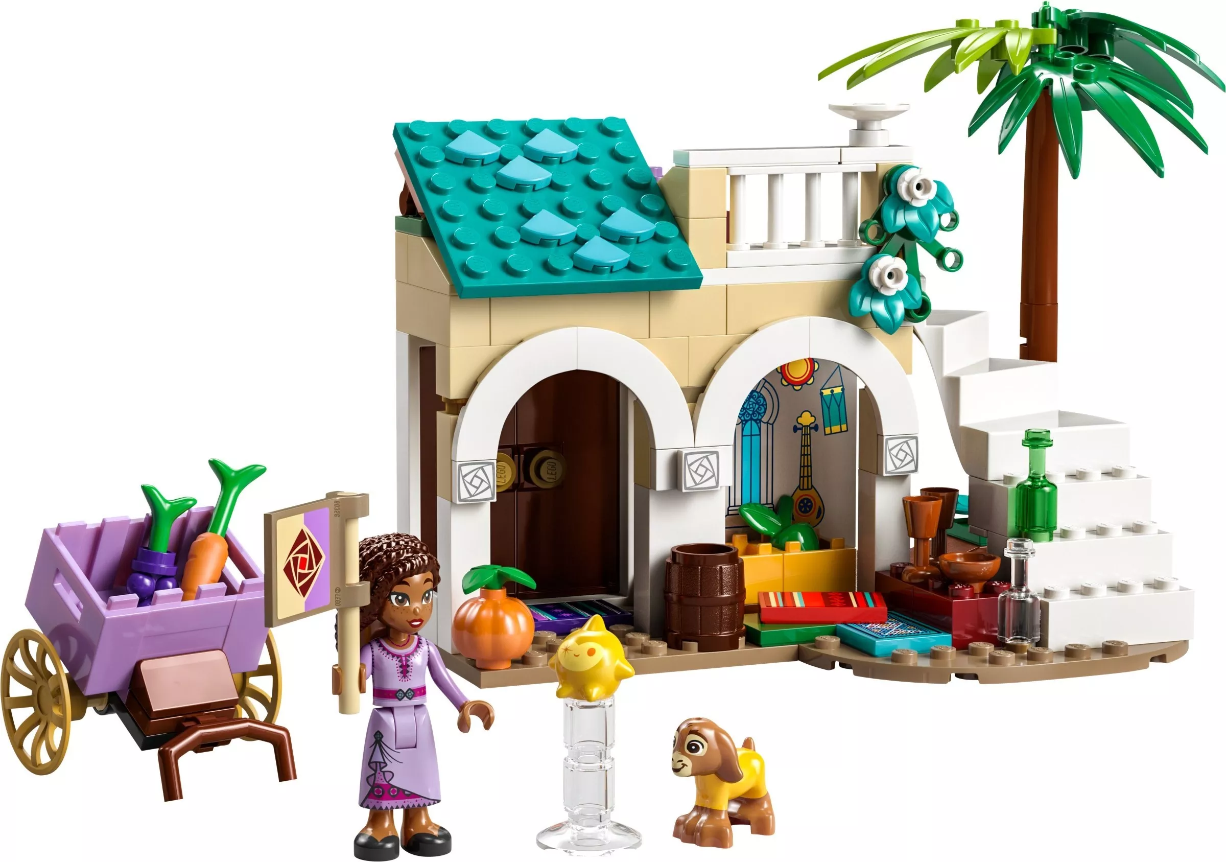 Set LEGO Disney 43223 Asha in the City of Rosas