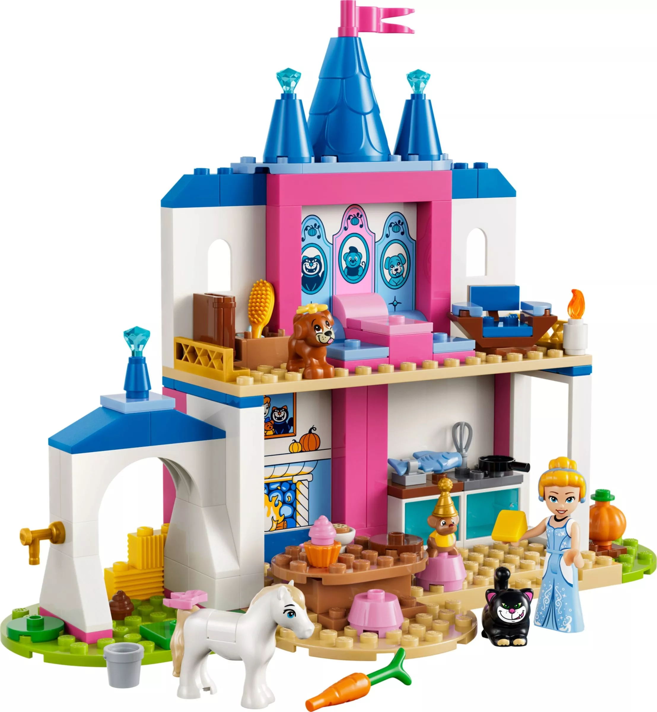 Set LEGO Disney 43283 Cinderella Animal Friends Castle