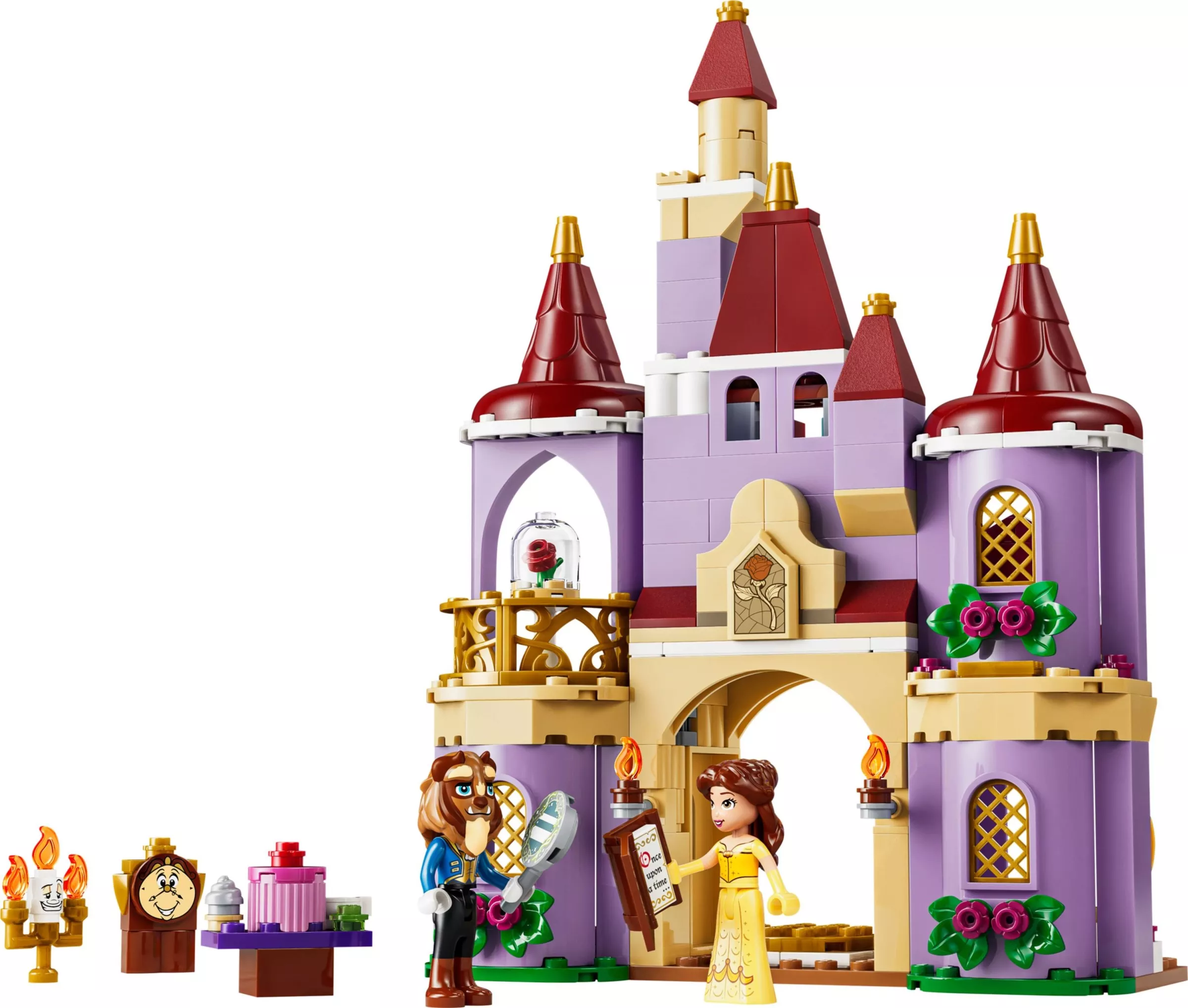 Set LEGO Disney 43289 Belle & the Beast's Enchanted Castle
