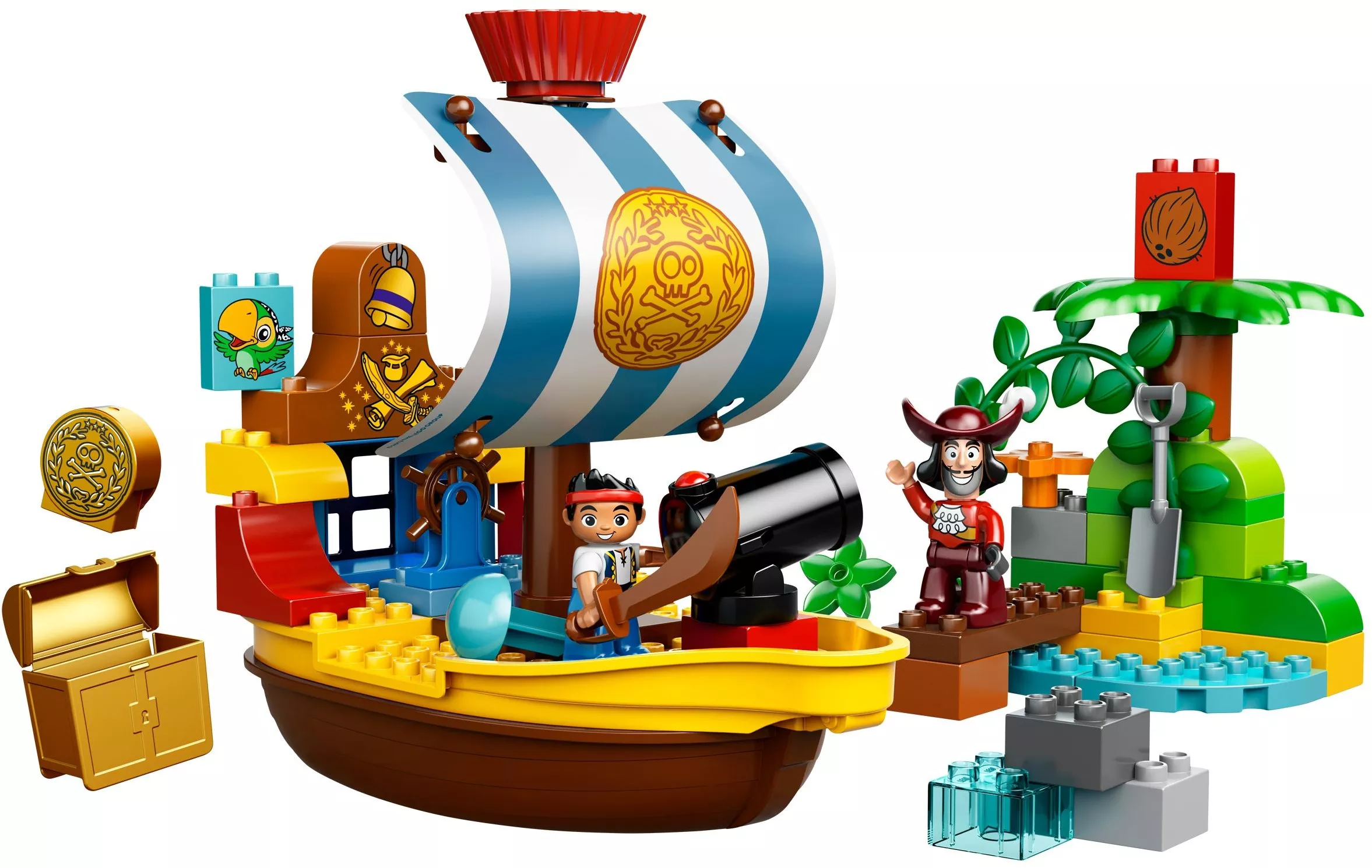 Set LEGO Duplo 10514 Jake's Pirate Ship Bucky