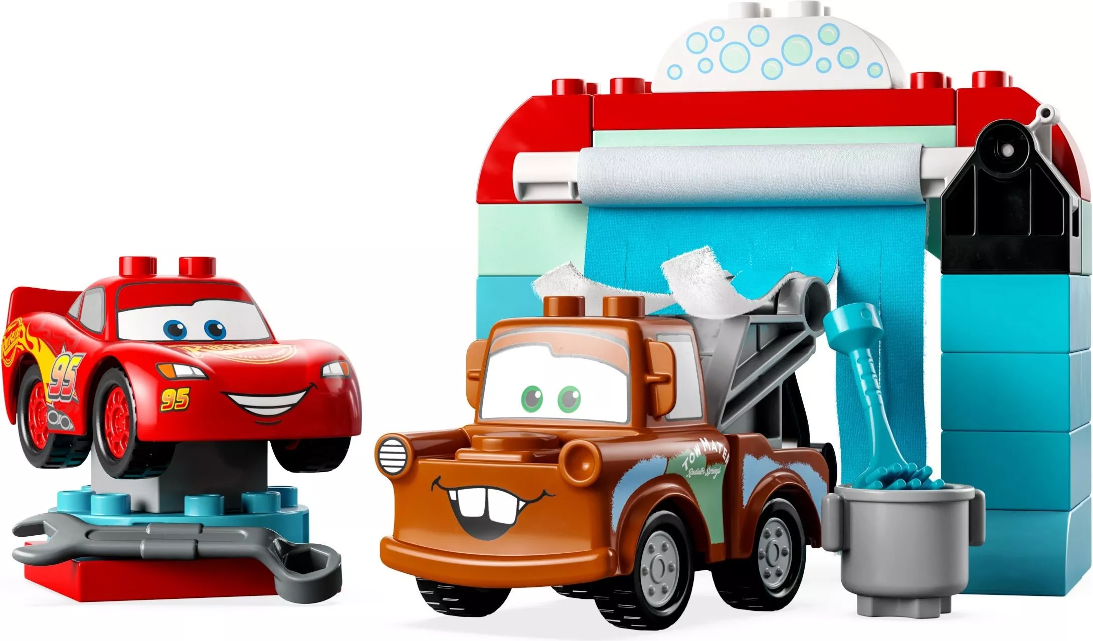 Set LEGO Duplo 10996 Lightning McQueen & Mater's Car Wash Fun