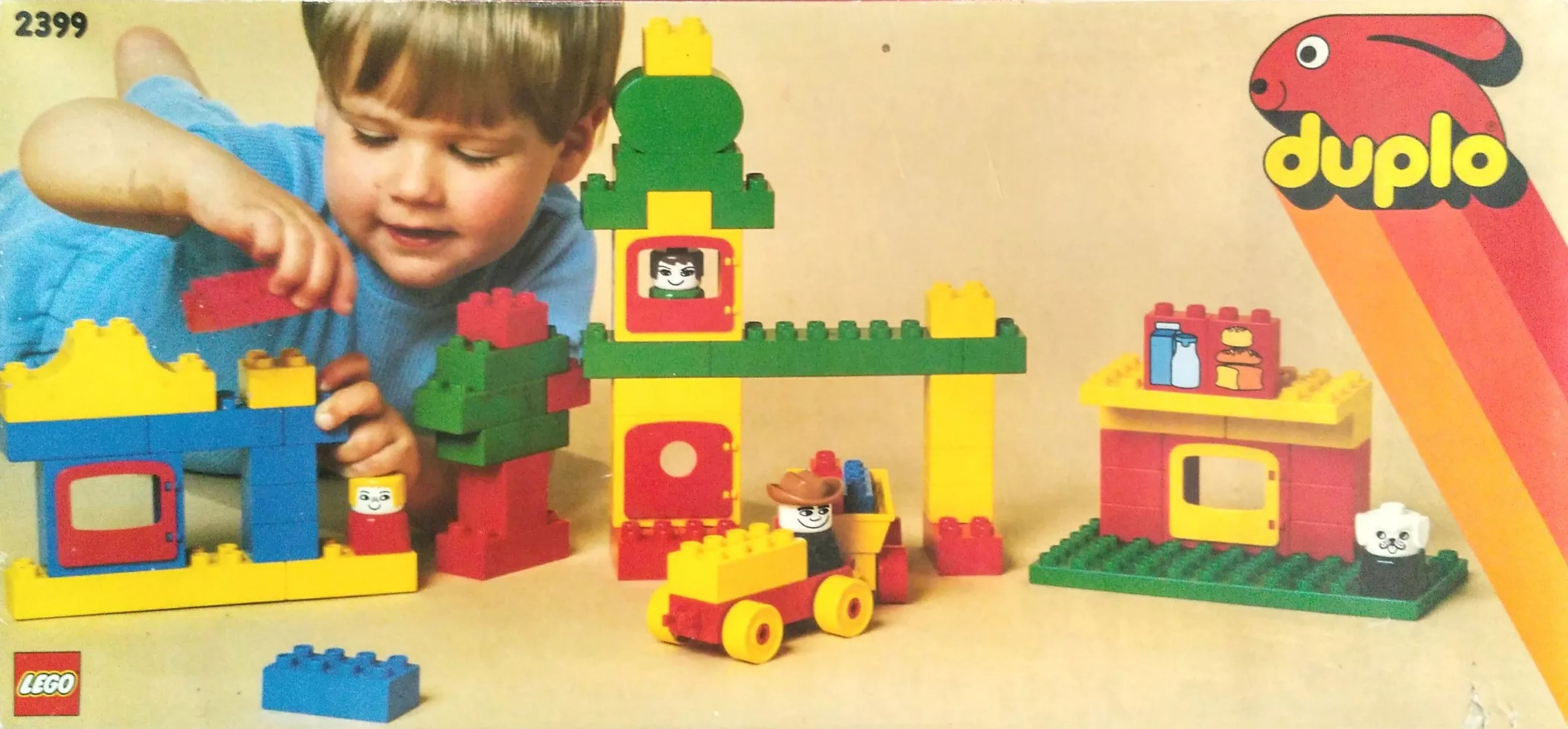 Set LEGO Duplo 2400 Cute Building Vehicles