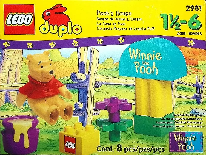 Set LEGO Duplo 2981 Pooh and his Honeypot