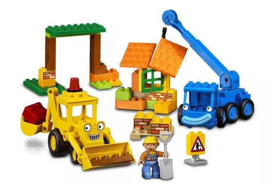 Set LEGO Duplo 3297 Scoop and Lofty at the Building Yard