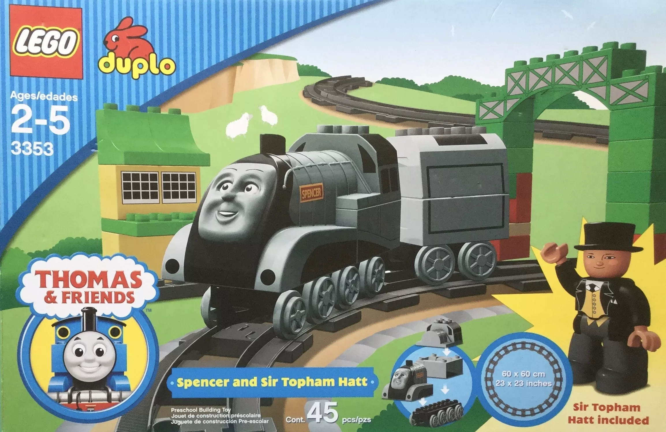 Set LEGO Duplo 3353 Spencer and Sir Topham Hatt