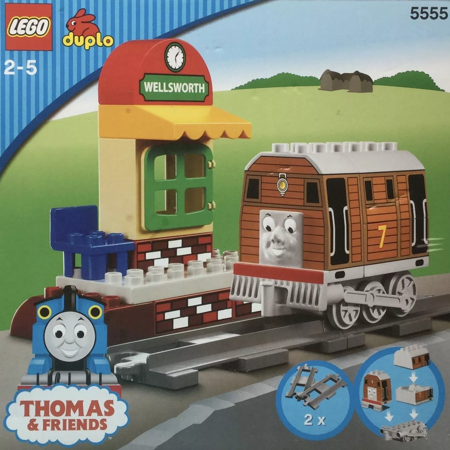 Set LEGO Duplo 5555 Toby at Wellsworth Station