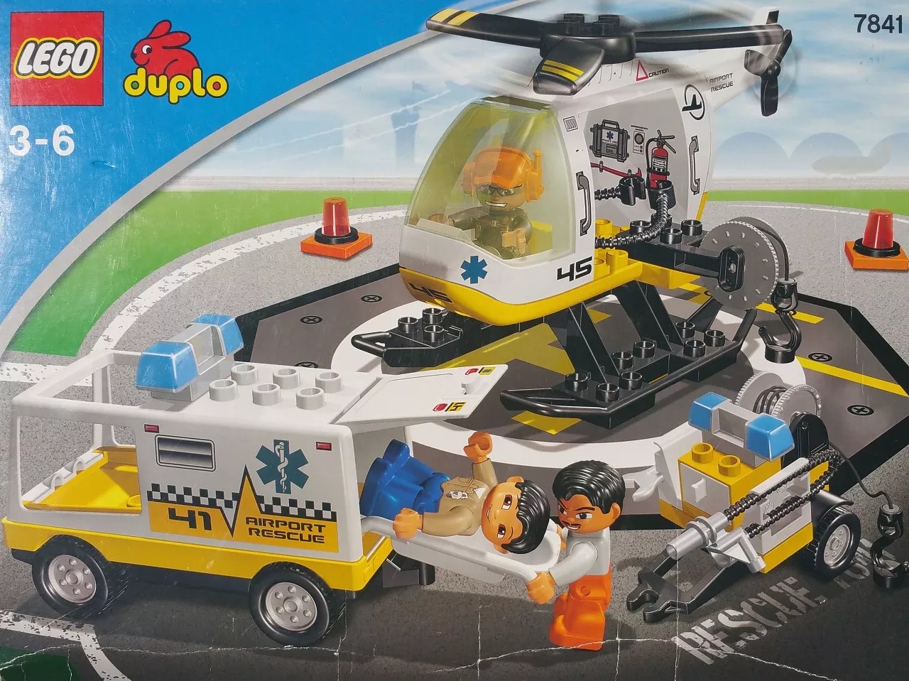 Set LEGO Duplo 7841 Helicopter Rescue Unit