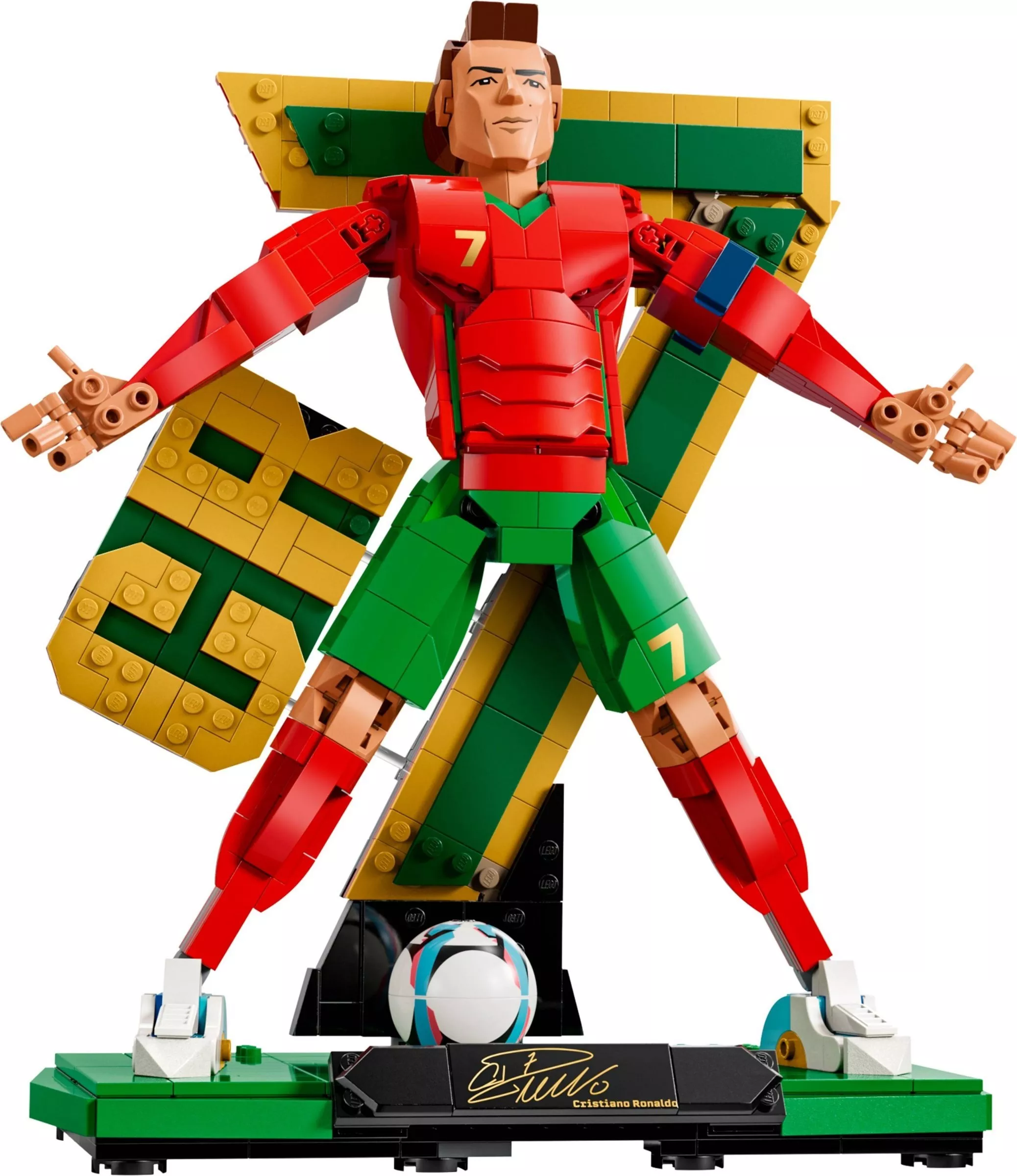Set LEGO Éditions 43016 Cristiano Ronaldo - Légende du foot