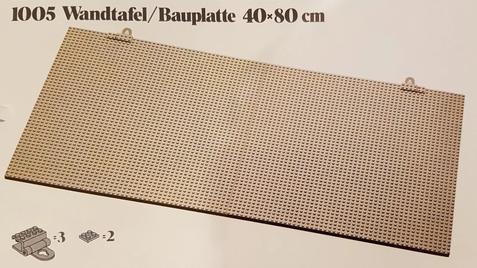Set LEGO Education 1005 Wallboard/baseplate 40x80cm