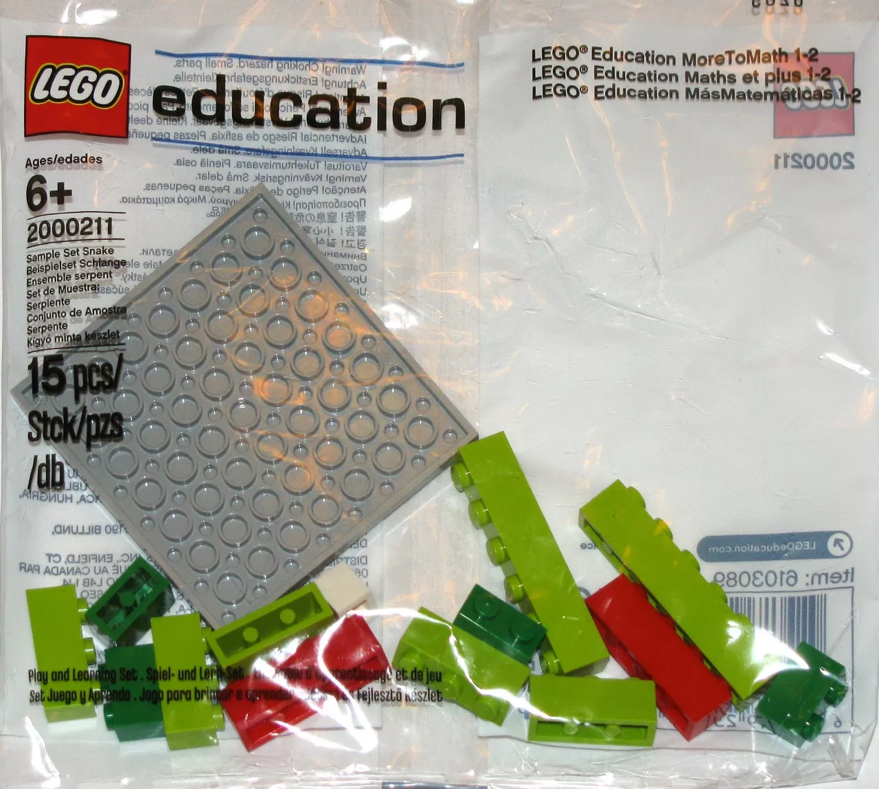 Set LEGO Education 2000211 MoreToMath Kit 1-2 Snake