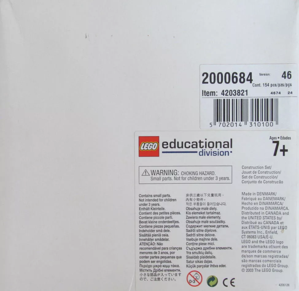 Set LEGO Education 2000684 Wheels, tyres and axles
