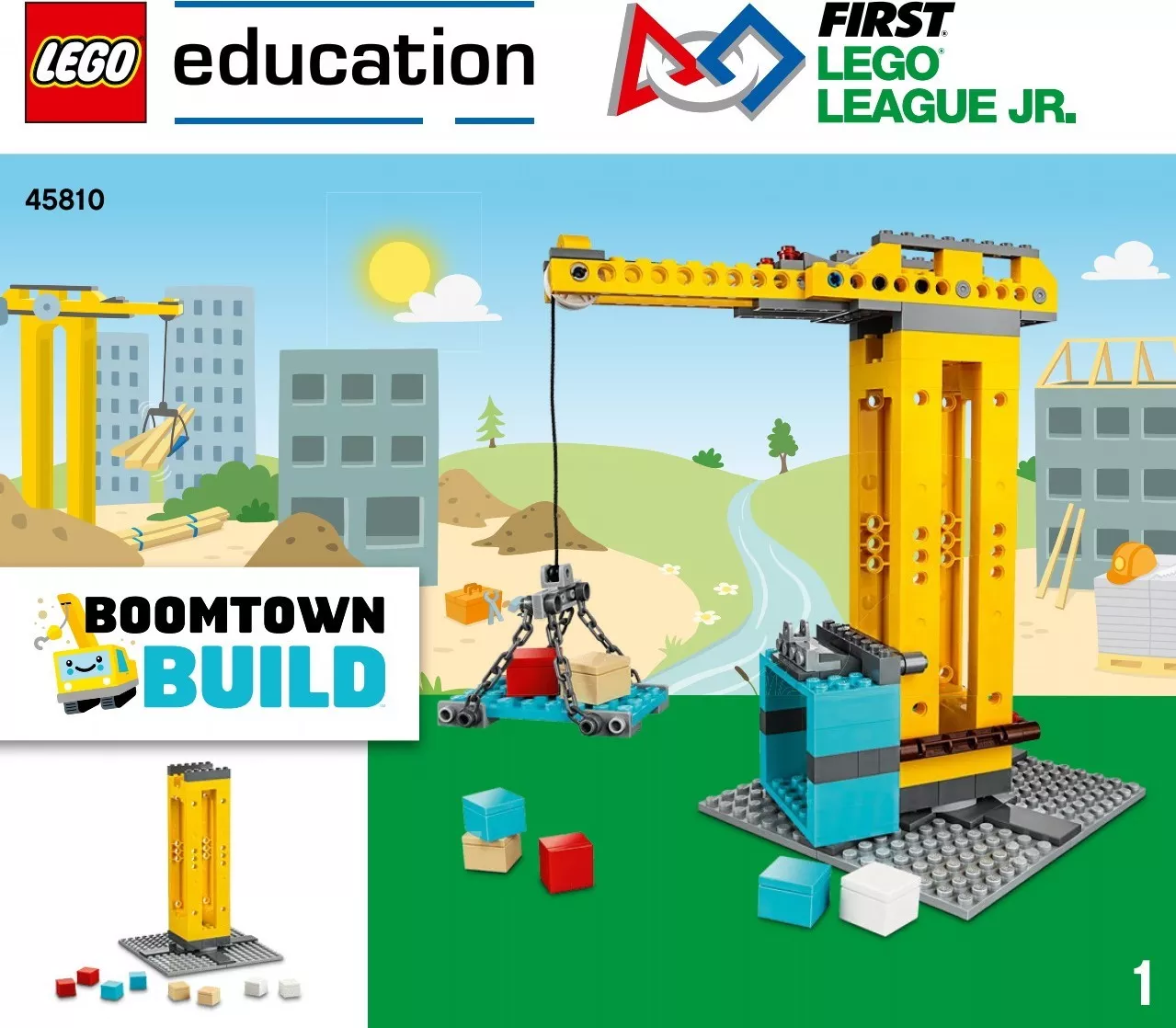 Set LEGO Education 45810 BOOMTOWN BUILD Inspire Set