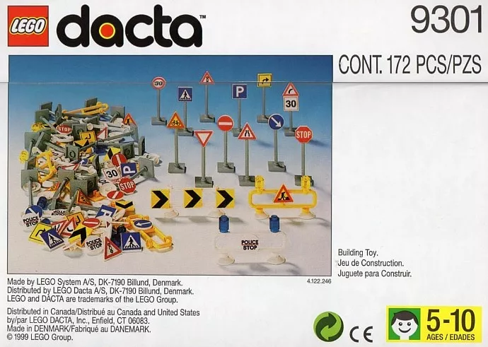 Set LEGO Education 9301 Traffic Signs