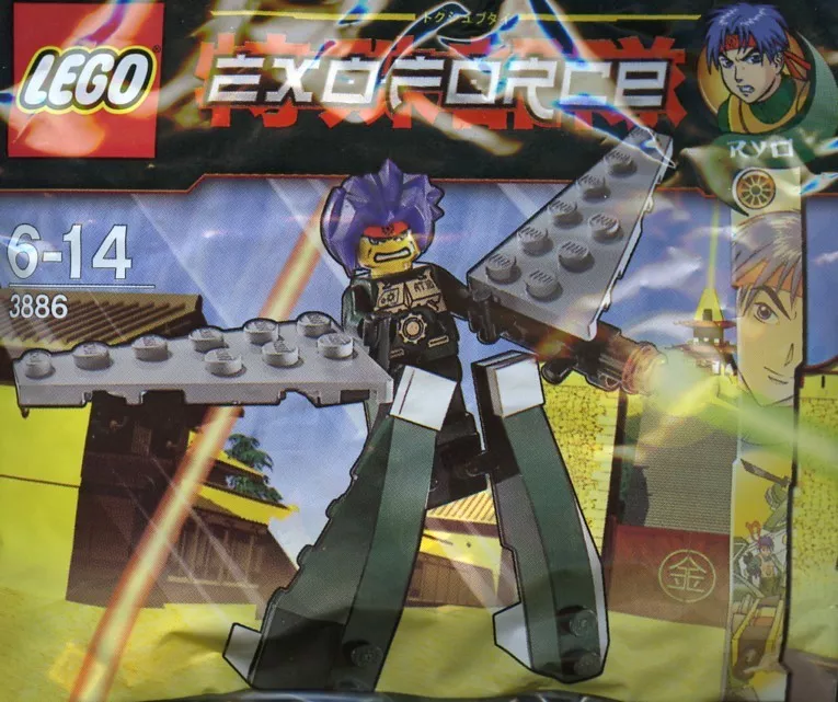 Set LEGO Exo-Force 3886 Green Exo Fighter