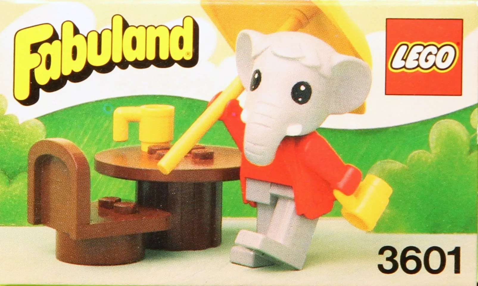 Set LEGO Fabuland 3601 Elton Elephant