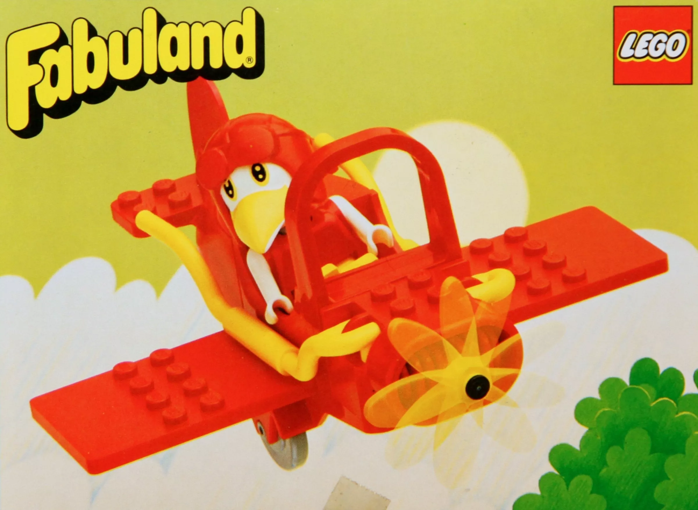 Set LEGO Fabuland 3625 Sandy Seagull's Aeroplane