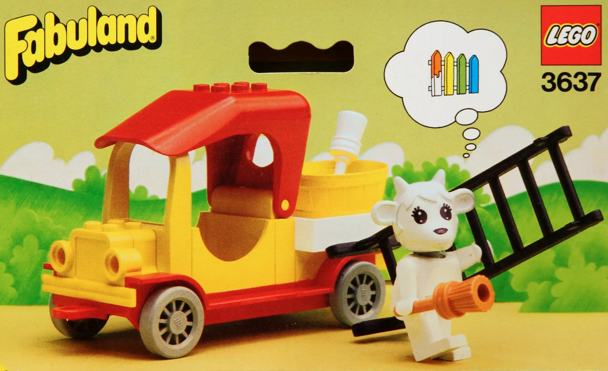 Set LEGO Fabuland 3637 Gertrude Goat the painter