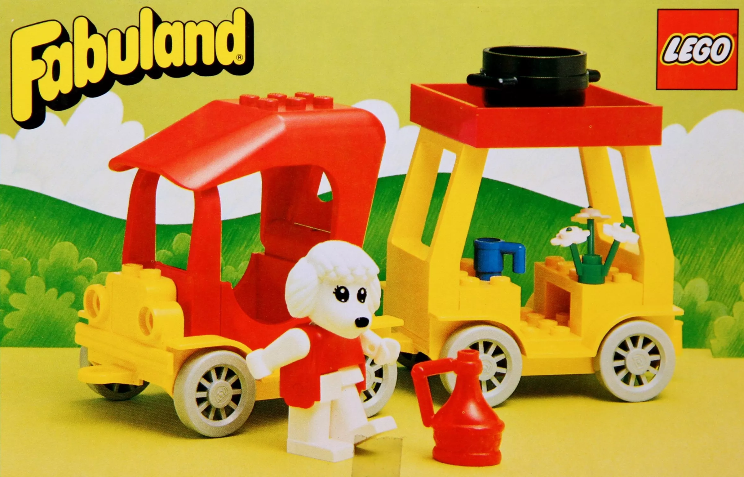 Set LEGO Fabuland 3641 Car and Camper