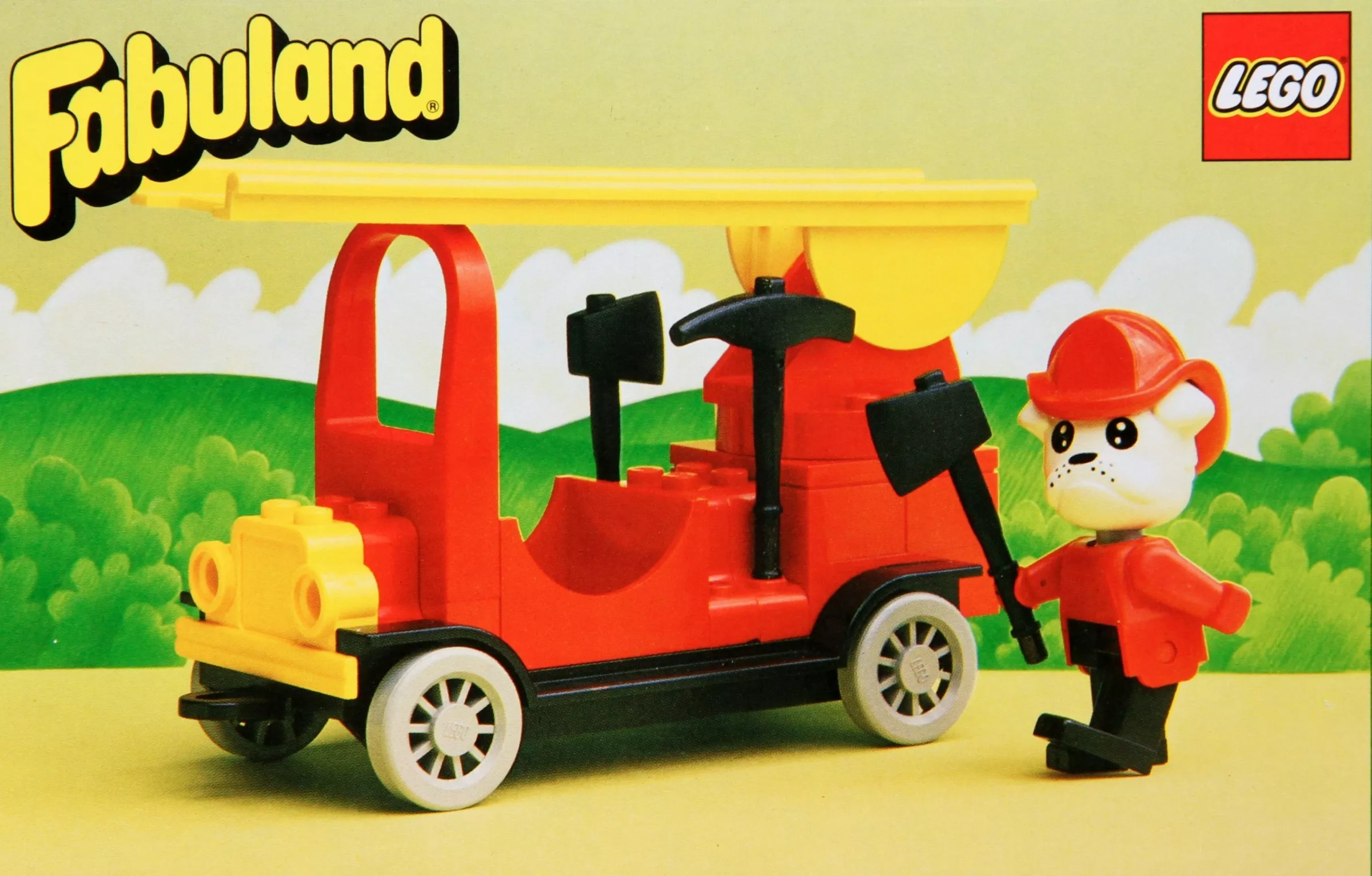 Set LEGO Fabuland 3642 Fire Engine