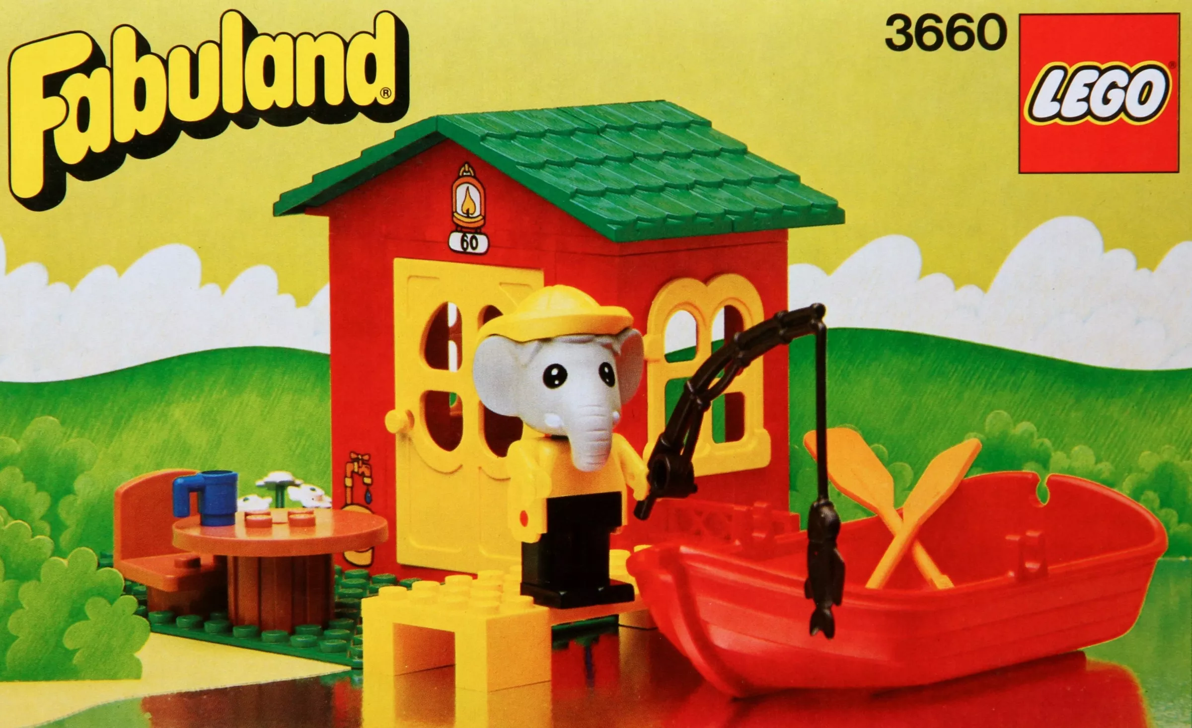 Set LEGO Fabuland 3660 Fisherman's Wharf