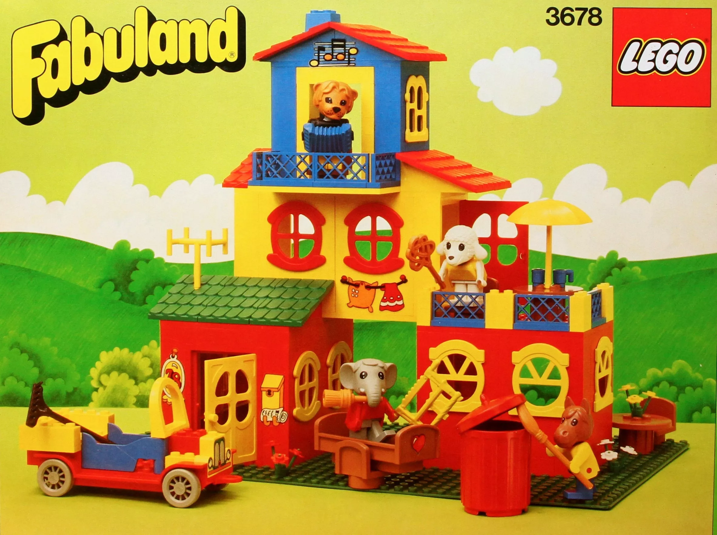 Set LEGO Fabuland 3678 Lionel Lion's Lodge