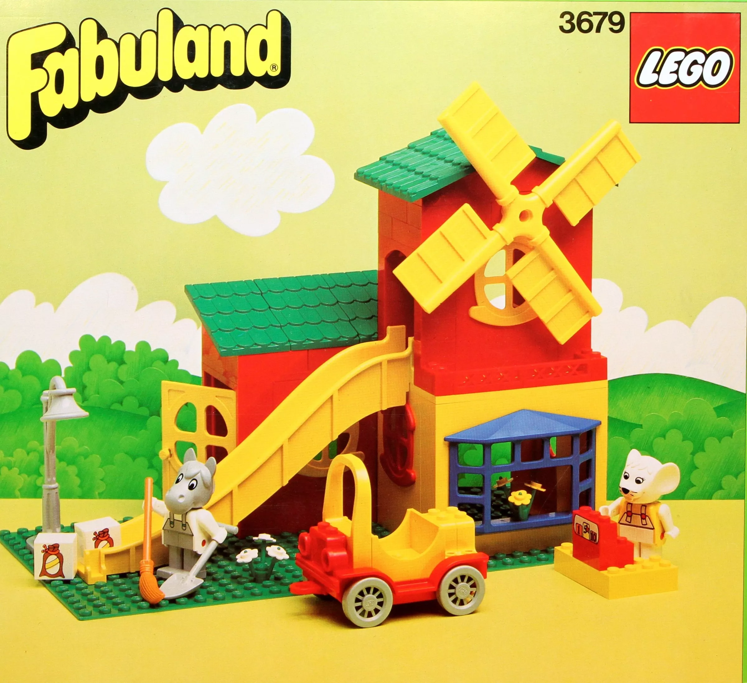 Set LEGO Fabuland 3679 Flour Mill and Shop