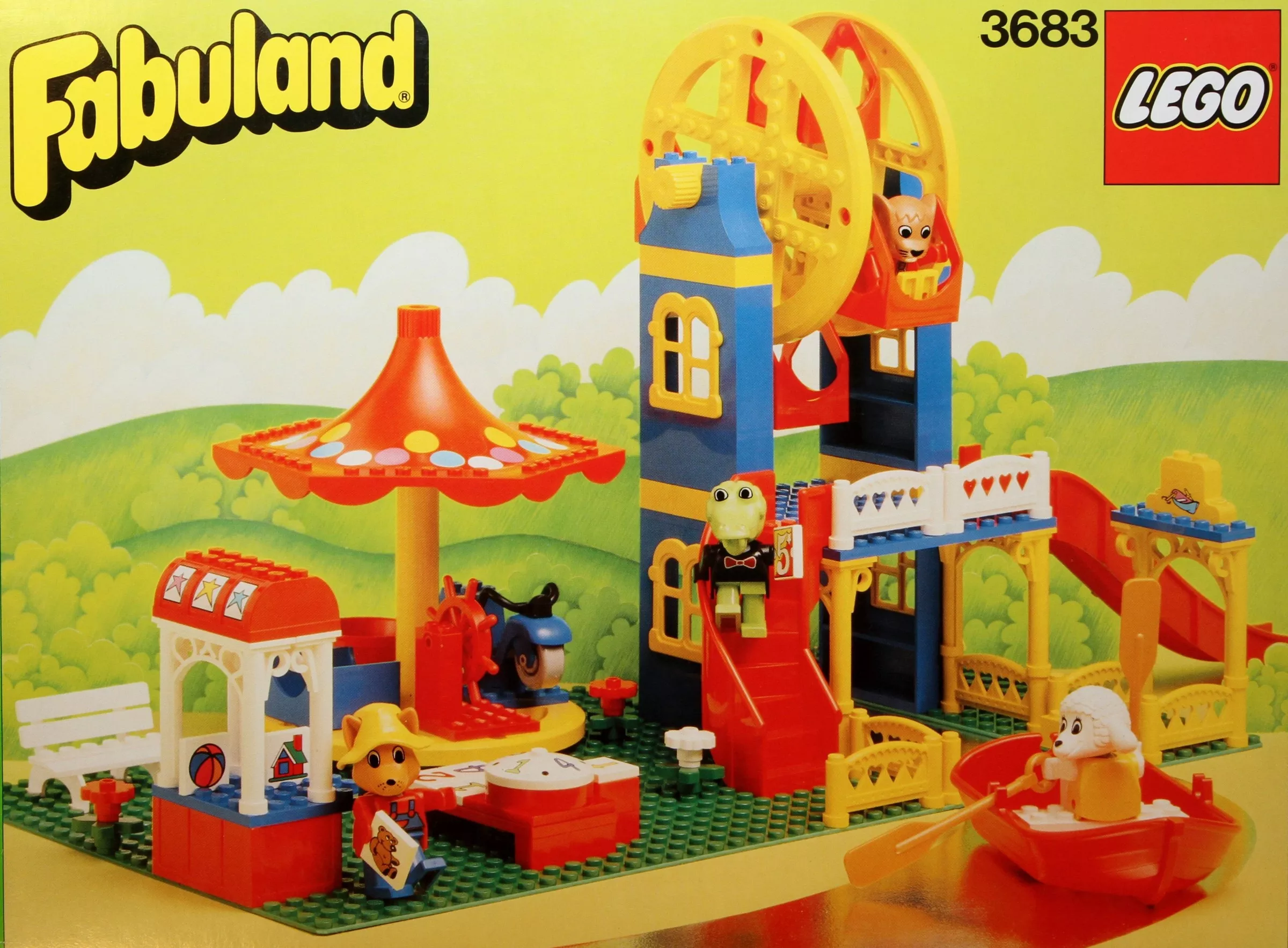 Set LEGO Fabuland 3683 Amusement Park