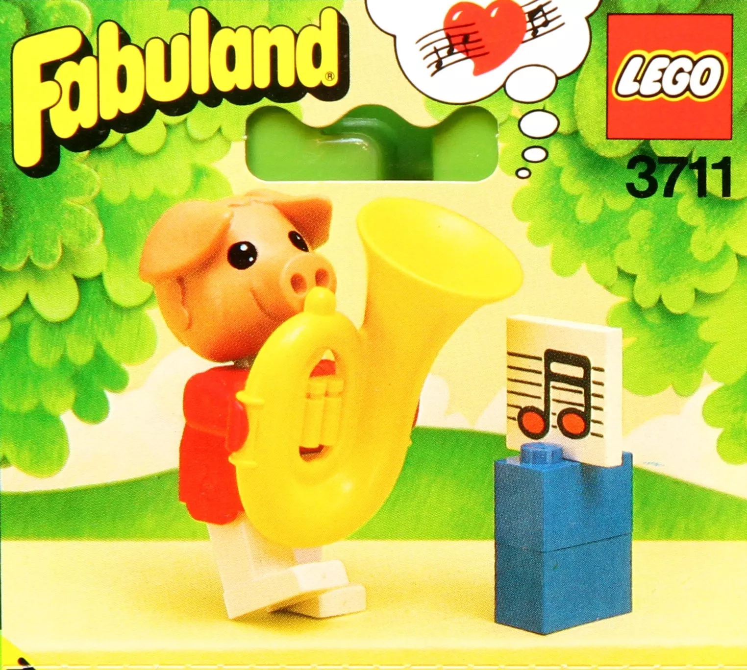 Set LEGO Fabuland 3711 Tubby and Tuba