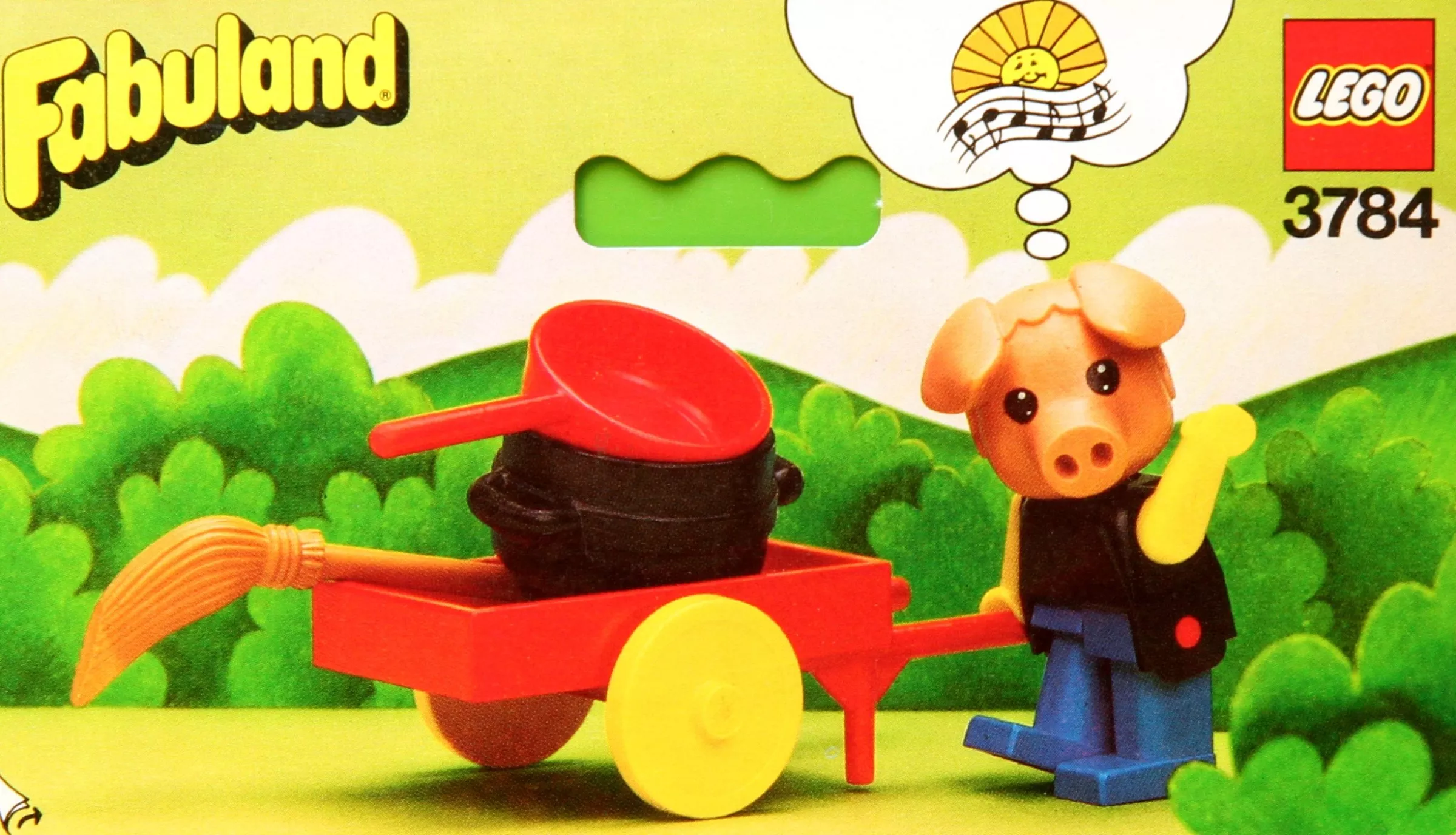 Set LEGO Fabuland 3784 Hugo Hog the Tinker