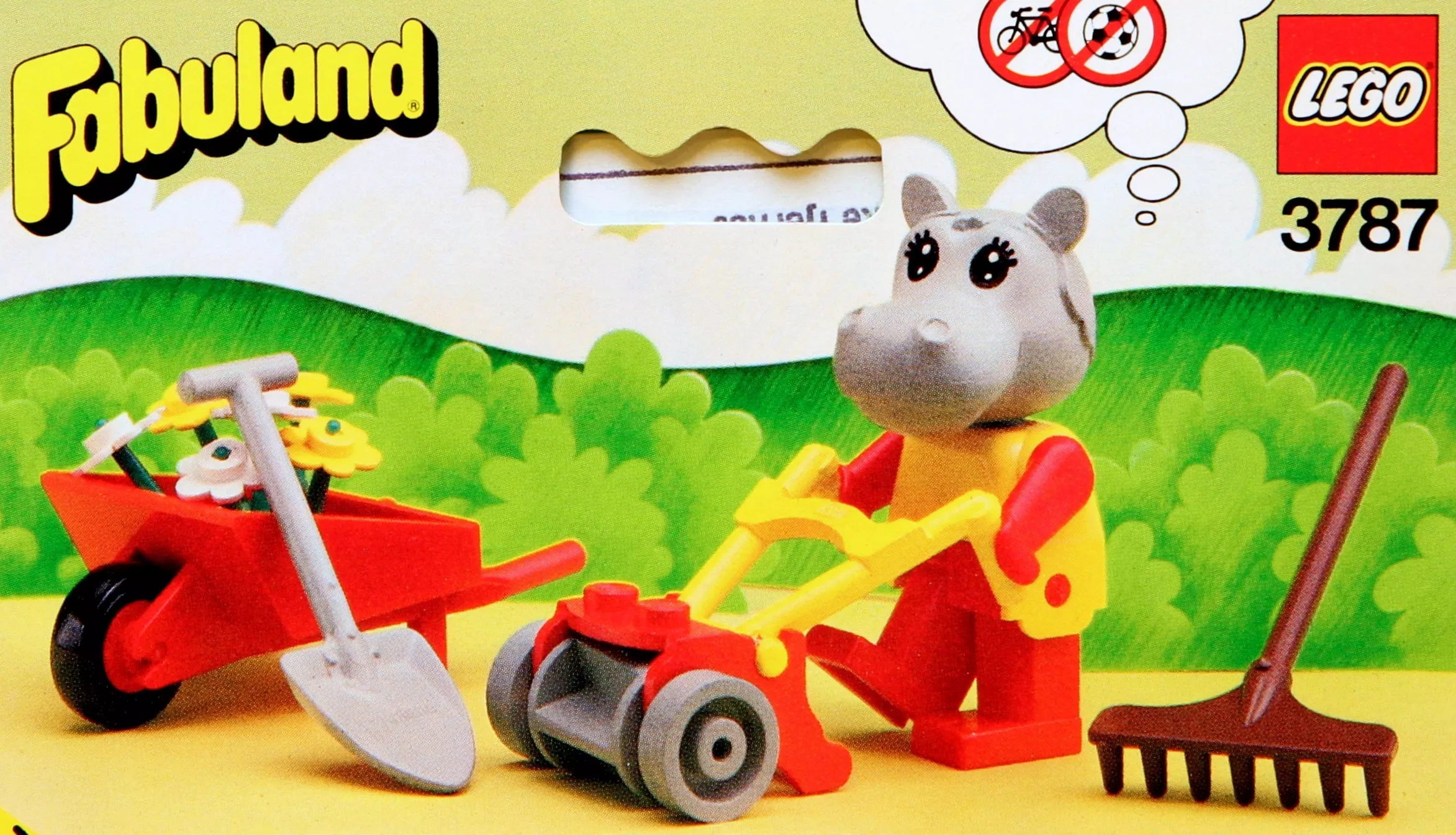 Set LEGO Fabuland 3787 Hannah Hippopotamus the public gardener
