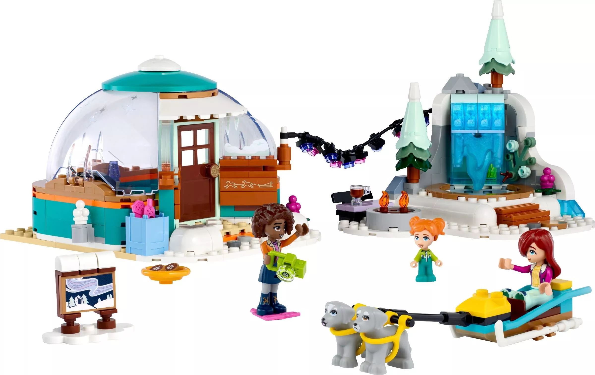 Set LEGO Friends 41760 Igloo Holiday Adventure