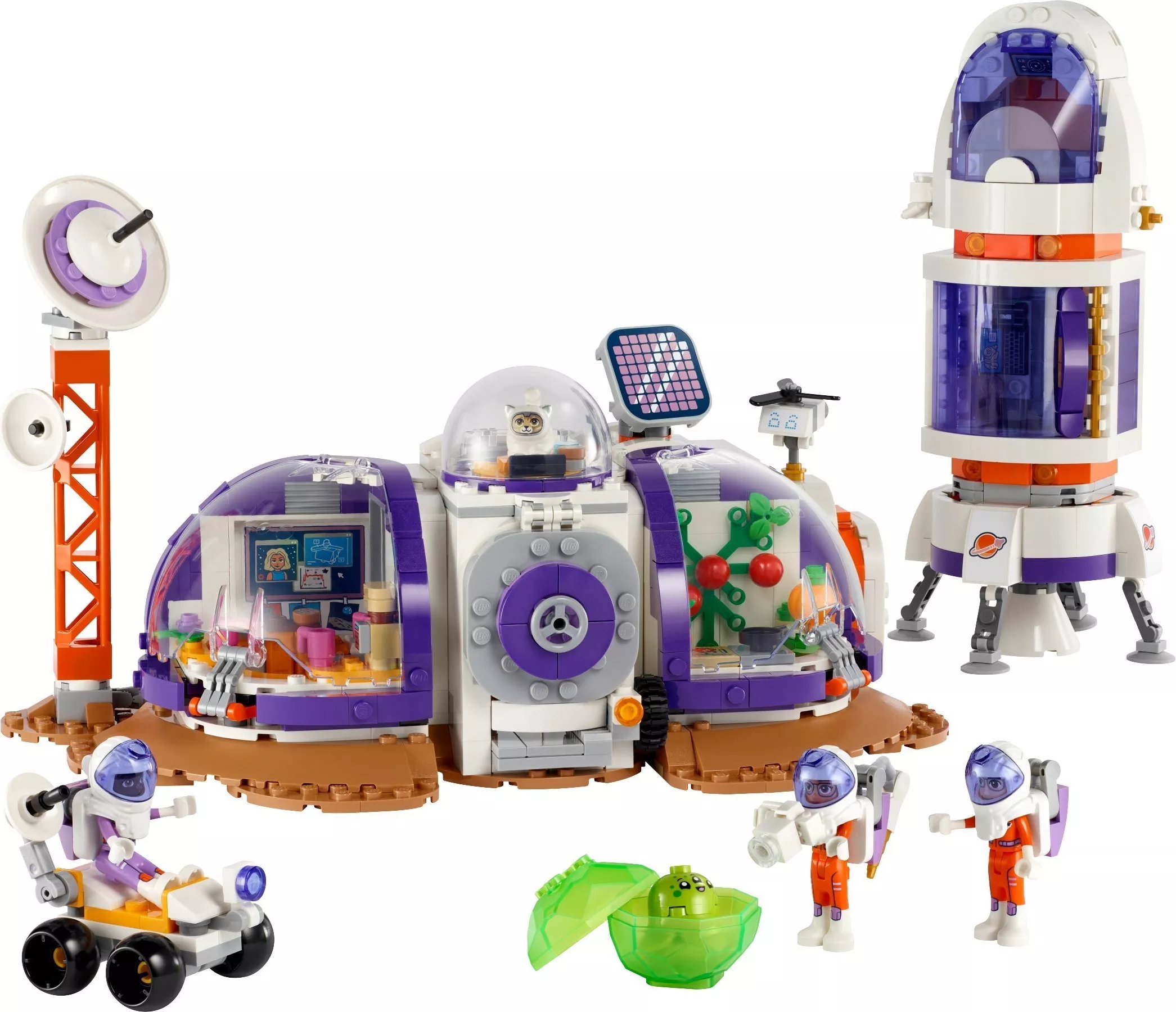 Set LEGO Friends 42605 Mars Space Base and Rocket