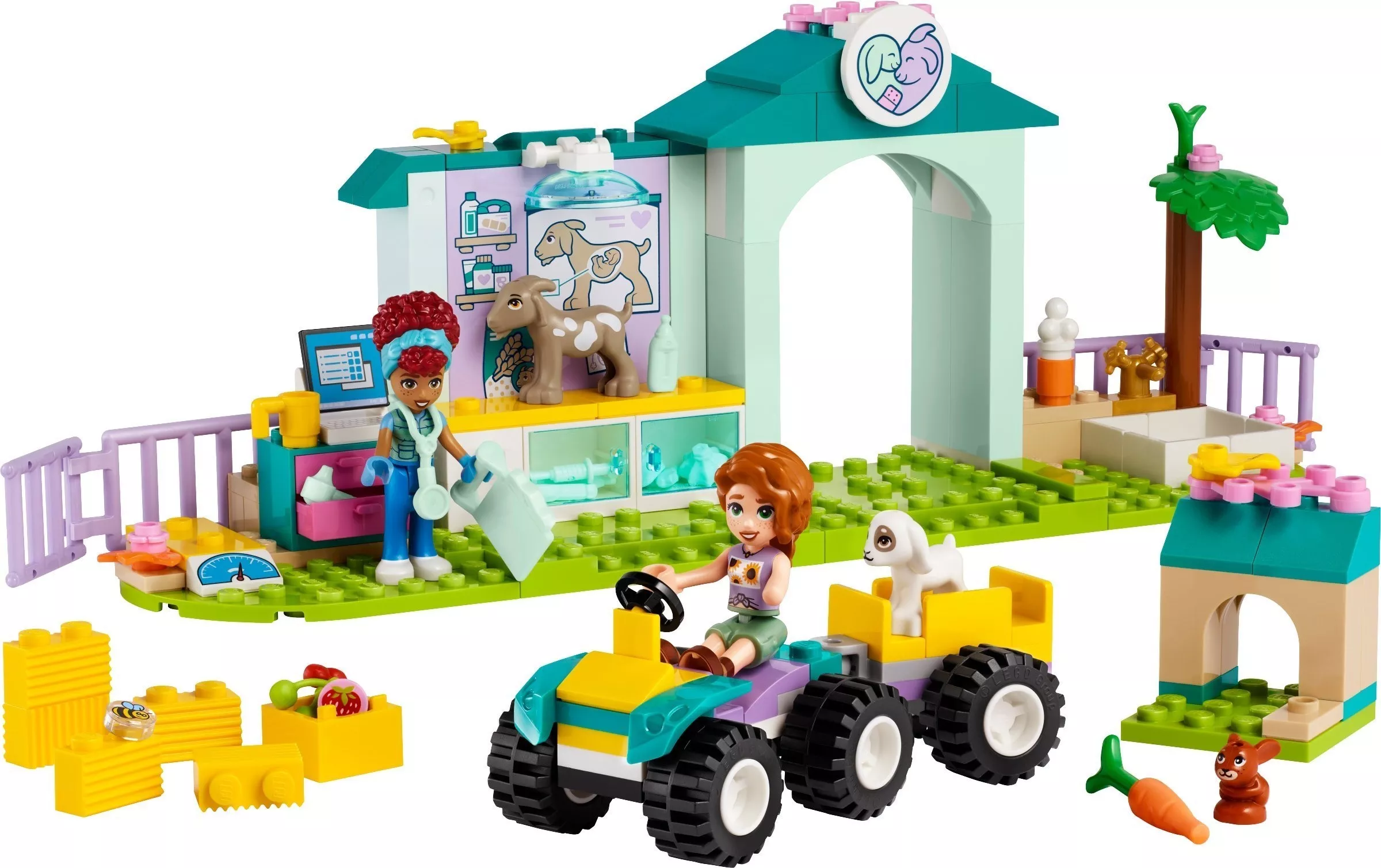 Set LEGO Friends 42632 Farm Animal Vet Clinic