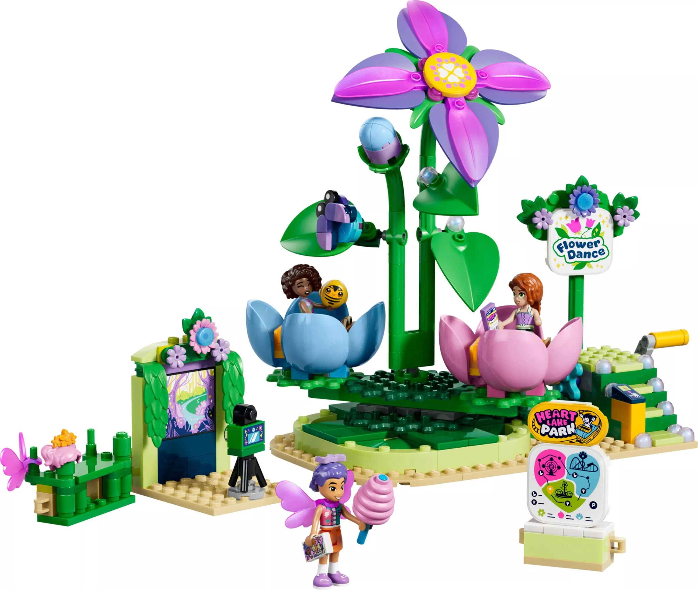 Set LEGO Friends 42702 Spinning Flower & Fairy Teacup Ride