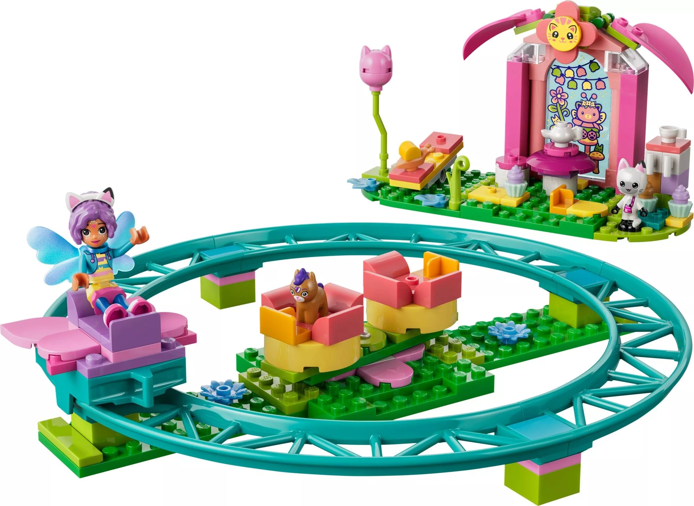 Set LEGO Gabby et la Maison magique 11214 Les montagnes russes et le goûter des fées