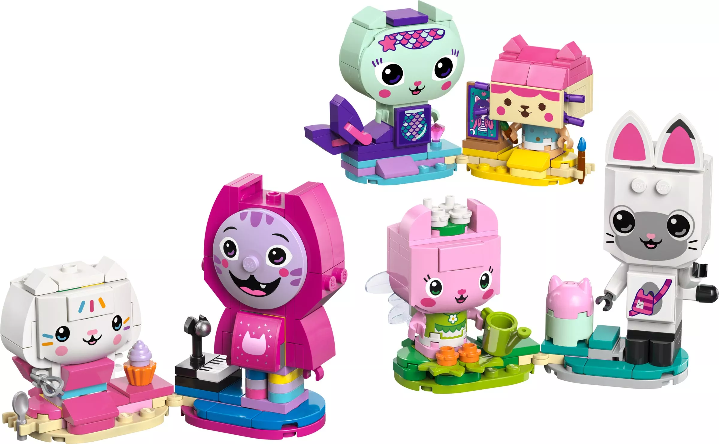 Set LEGO Gabby et la Maison magique 11215 Les Gabbychats en briques