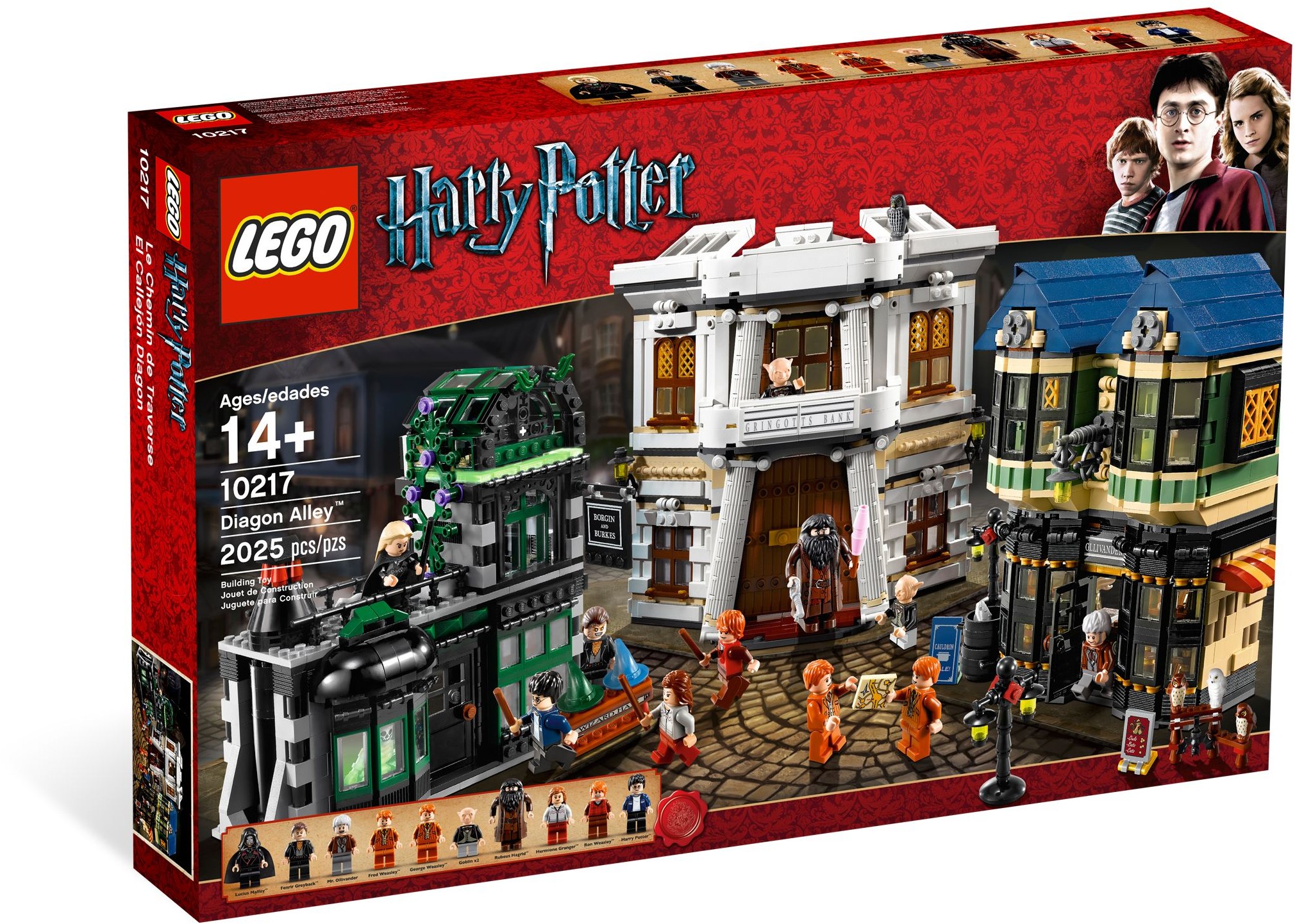 bekvemmelighed sofistikeret Post Lego 10217 Diagon Alley - Lego Harry Potter set for sale best price