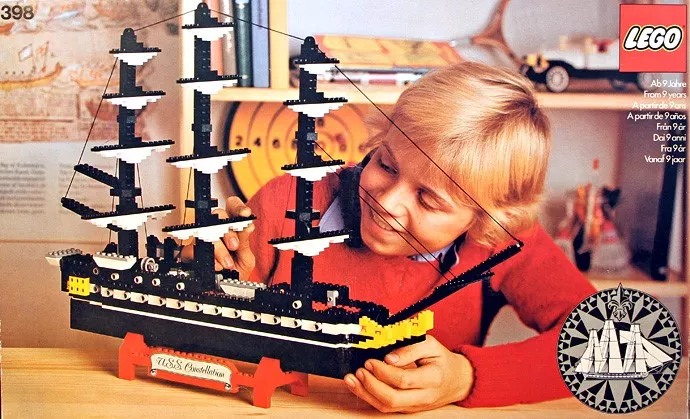 Set LEGO Hobby Set 398 USS Constellation