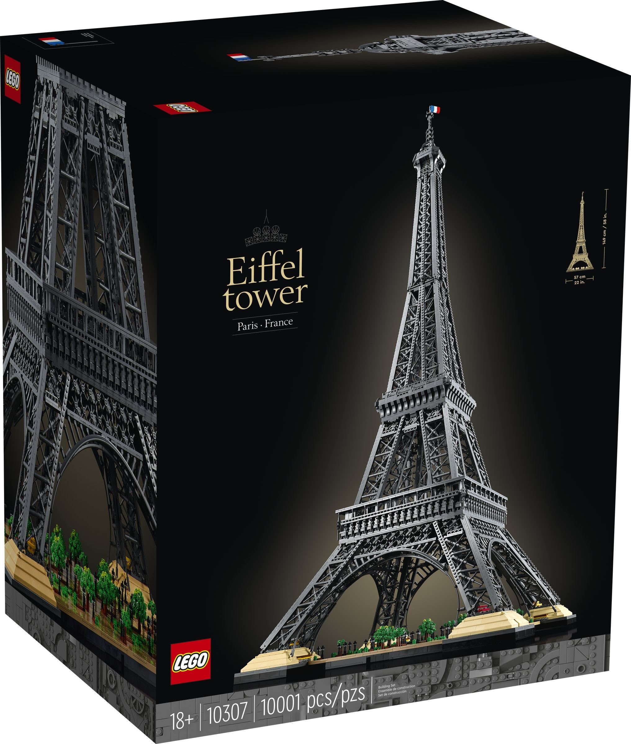 Set Lego Icons 10307 La tour Eiffel