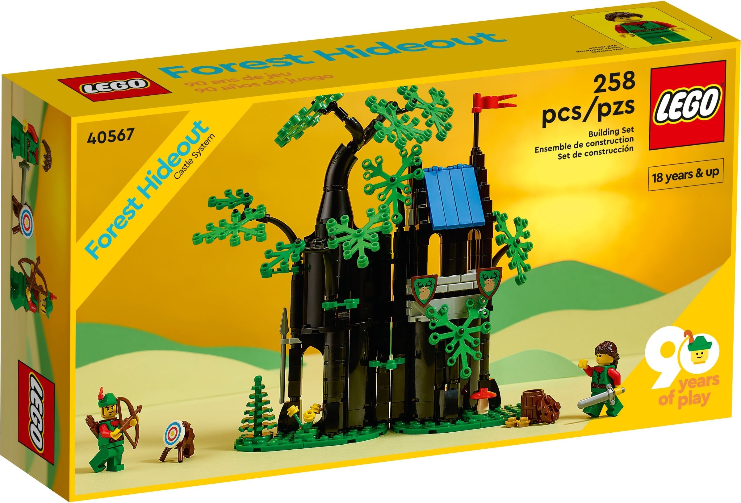 Minifigure LEGO® Médiéval - Le chevalier du Faucon - Super Briques