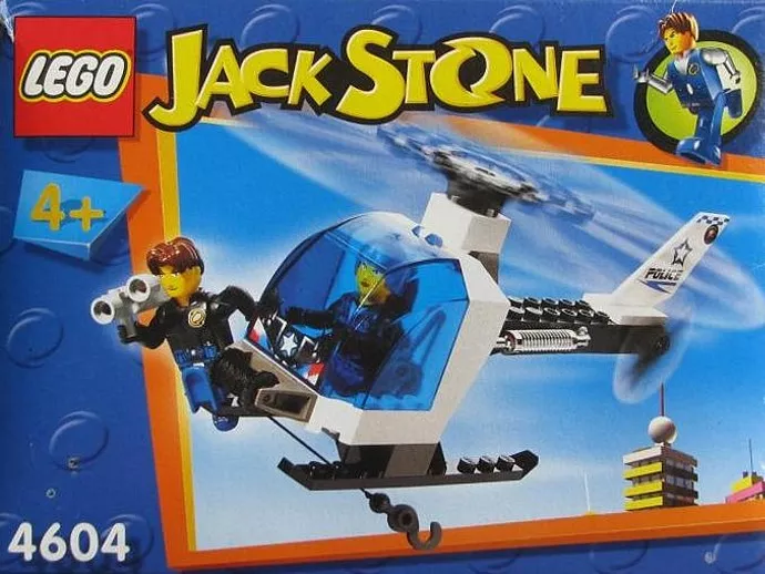 Set LEGO Jack Stone 4604 Police Copter