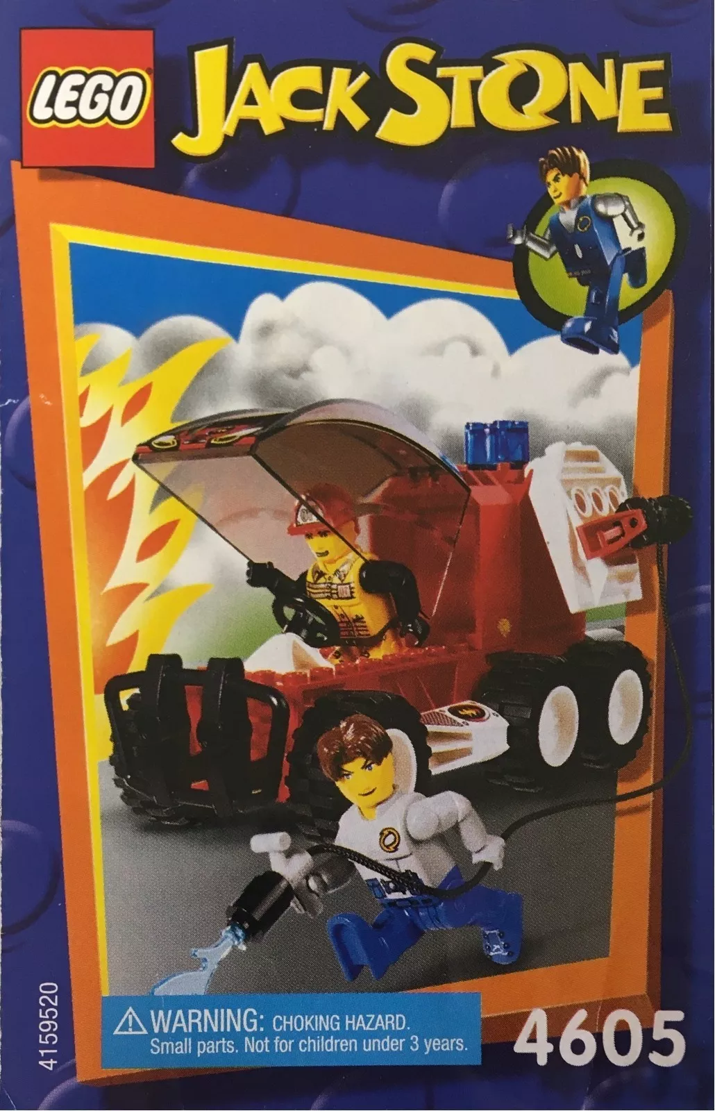 Set LEGO Jack Stone 4605 Fire Response SUV